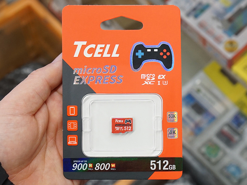 TCELLのmicroSD Expressカードが店頭入荷、リード最大900MB/s - AKIBA