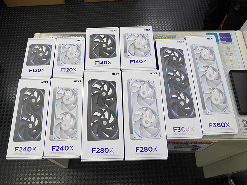 NZXTの高性能ケースファン「Performance Fan」が計10製品、連結一体型