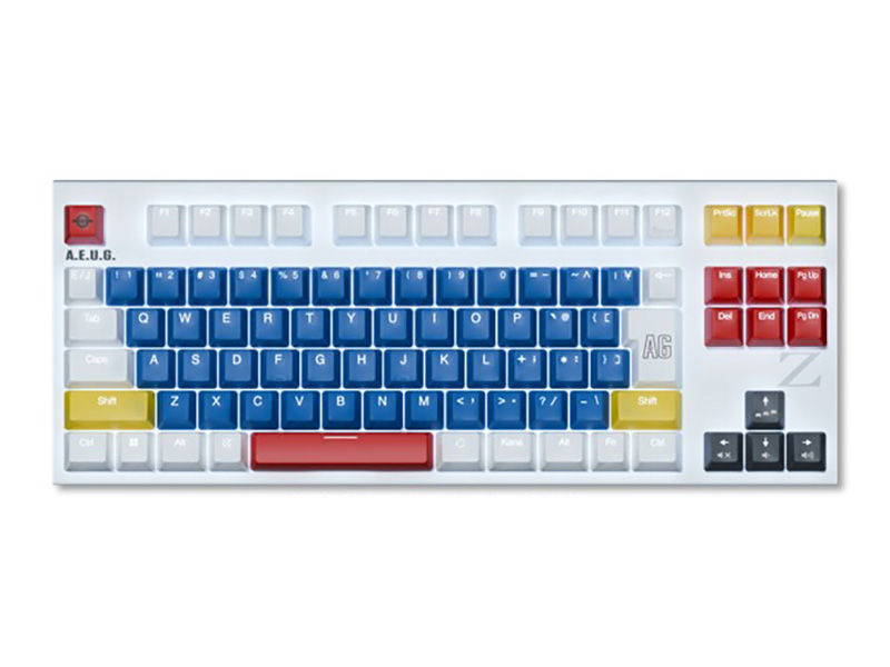 REALFORCE×ガンダムコラボの「GX1 Plus Keyboard」が予約スタート、計8