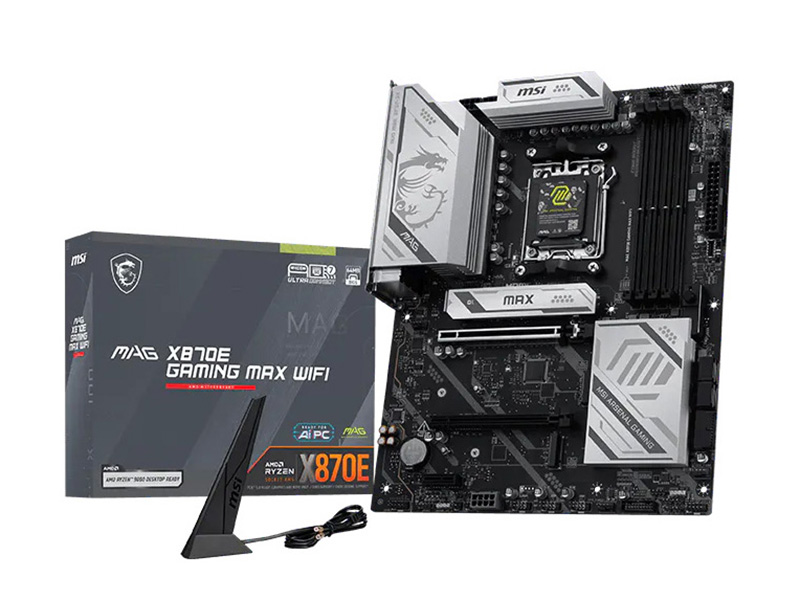 MSIのRyzen 9000マザー「MAG X870E GAMING MAX WIFI」、Amazon限定