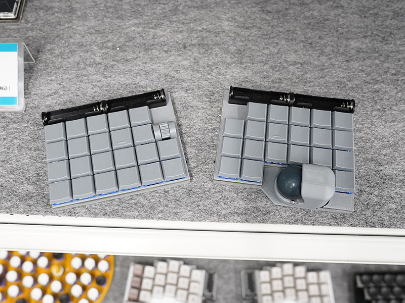 【完成品】自作キーボード cool642tb（トラックボール・静音スイッチ搭載） トラックボール搭載の小型分離キーボード「cool642tb-mini」が遊舎工房