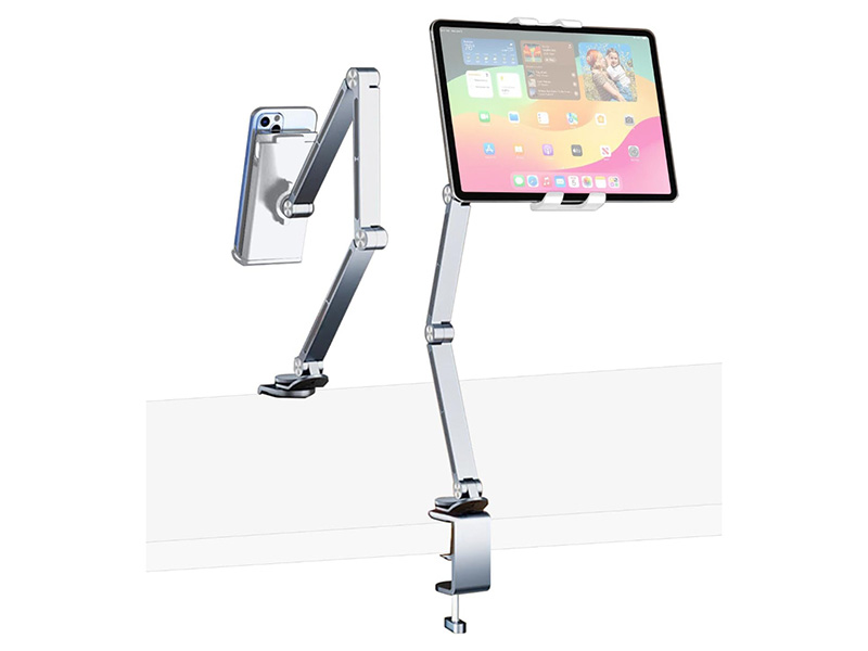 アルミ合金製のアーム型タブレットスタンドが入荷、iPadやスマホなどに