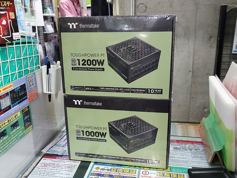 Thermaltakeの80PLUS PLATINUM電源「TOUGHPOWER PT」が登場、1,000Wと