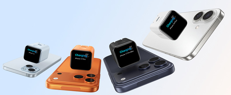 iPhoneを識別できる画面付きのUSB充電器「Anker Nano Charger」が発売