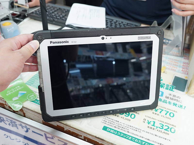 Panasonic TOUGHPADAndroidのタブレット、FZ-A2 高耐久10.1インチAndroidタブレット「TOUGHPAD FZ-A2」が1,980円！中古