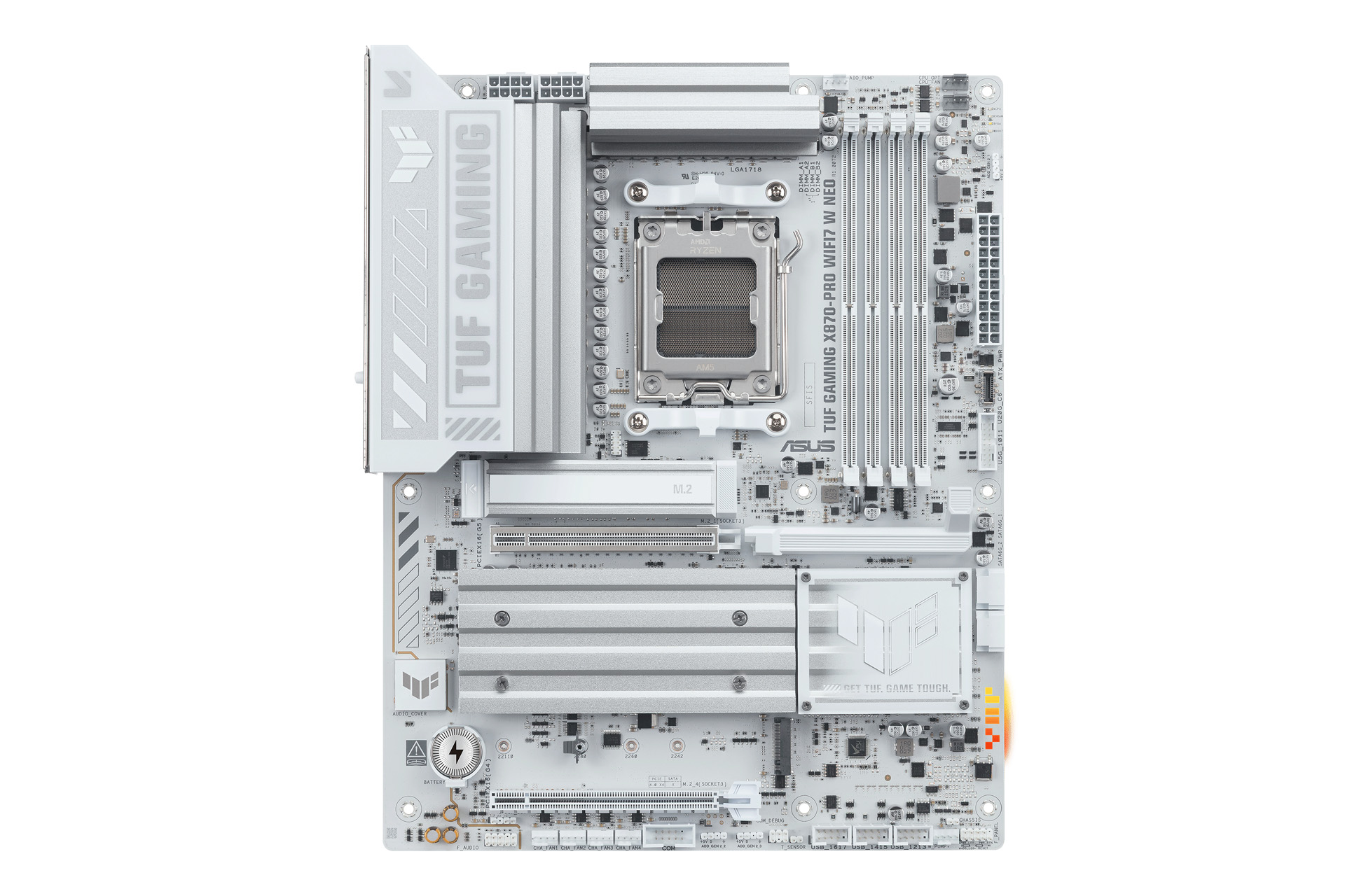 ASUSの白いRyzen 9000対応マザー「TUF GAMING X870-PRO WIFI7 W NEO