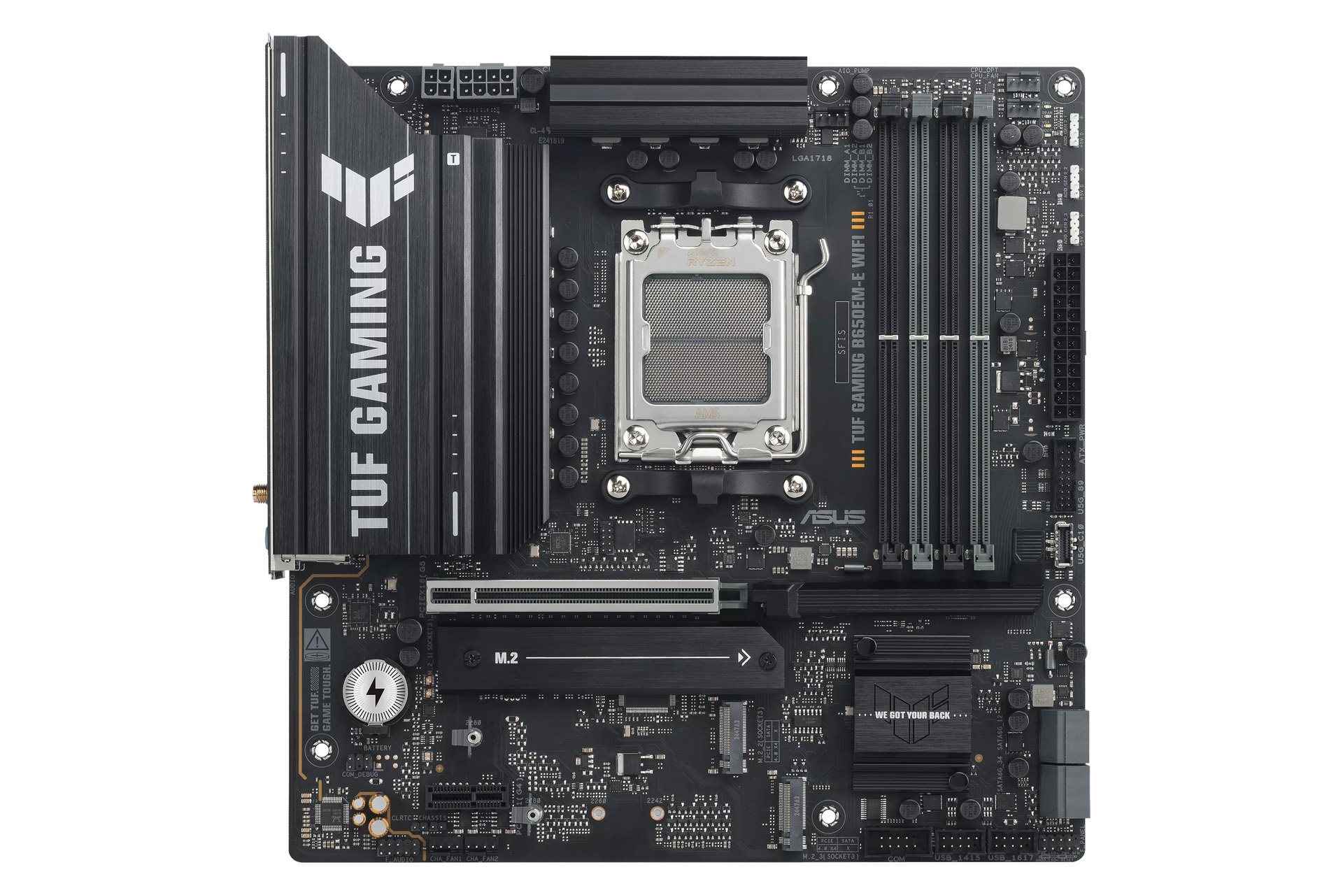 ASUSのRyzen 9000対応microATXマザー「TUF GAMING B650EM-E WIFI」が