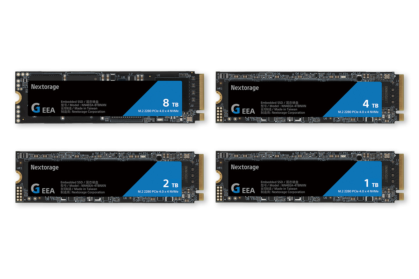 NextorageのゲーミングM.2 SSD「GシリーズEEA」が発売、8TBは299,980円