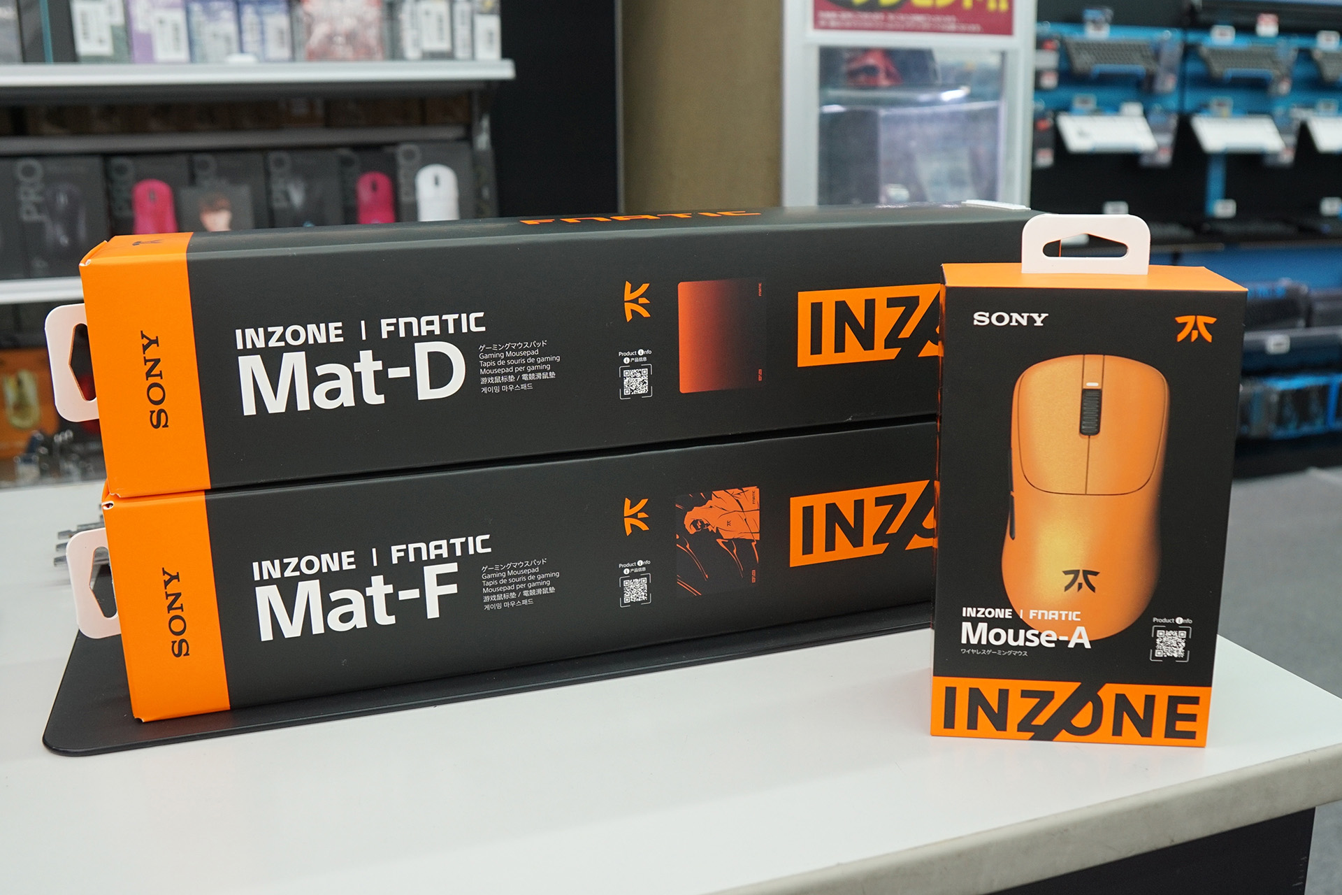 新品 未開封 SONY INZONE Mat-F & Mouse-A セット ソニー INZONE×プロチームFnaticのゲーミングマウス/マウスパッドに新