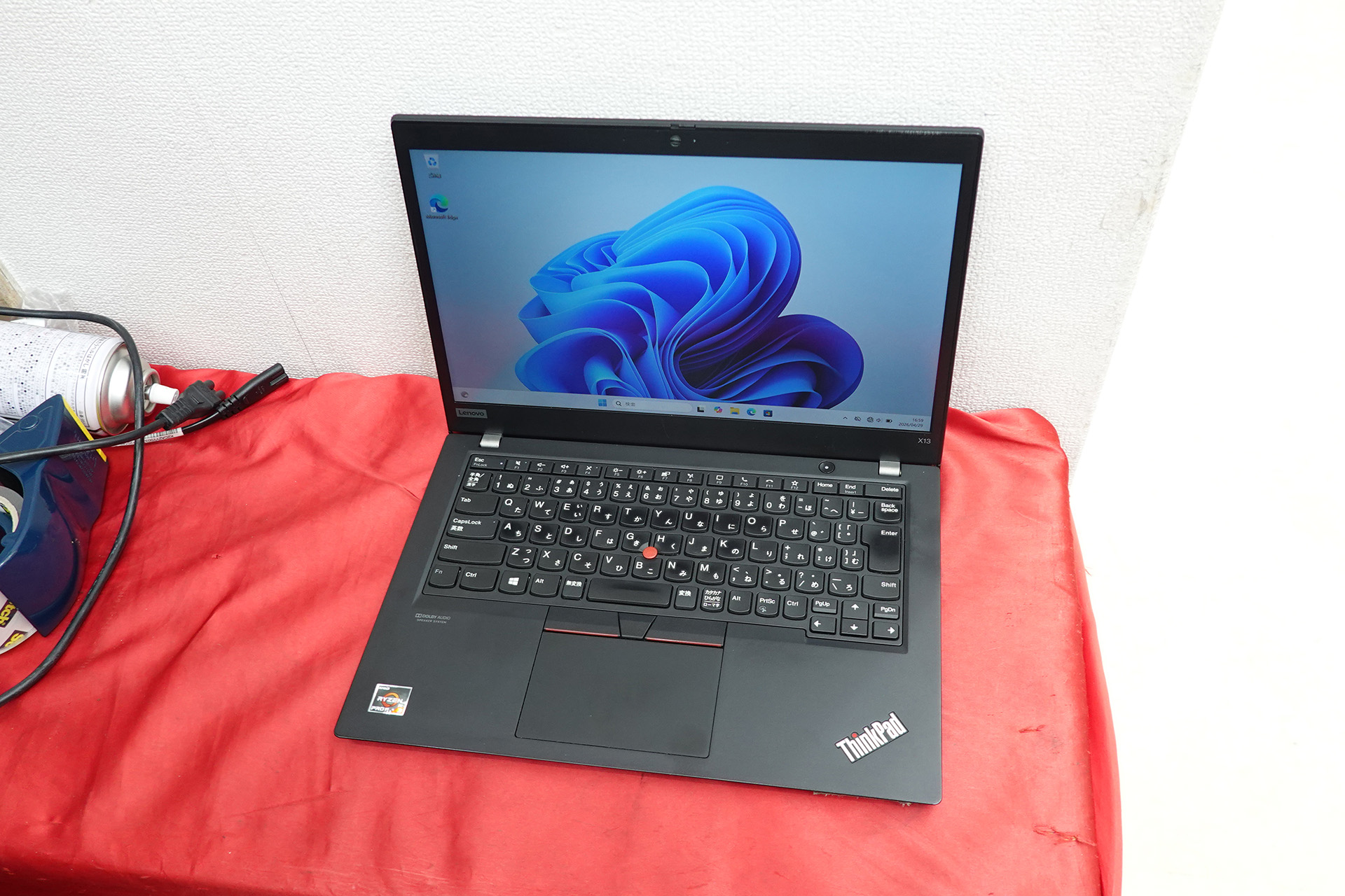 Ryzen 3 PRO 4450Uや16GBメモリ搭載の「ThinkPad X13 Gen1」が37,800円