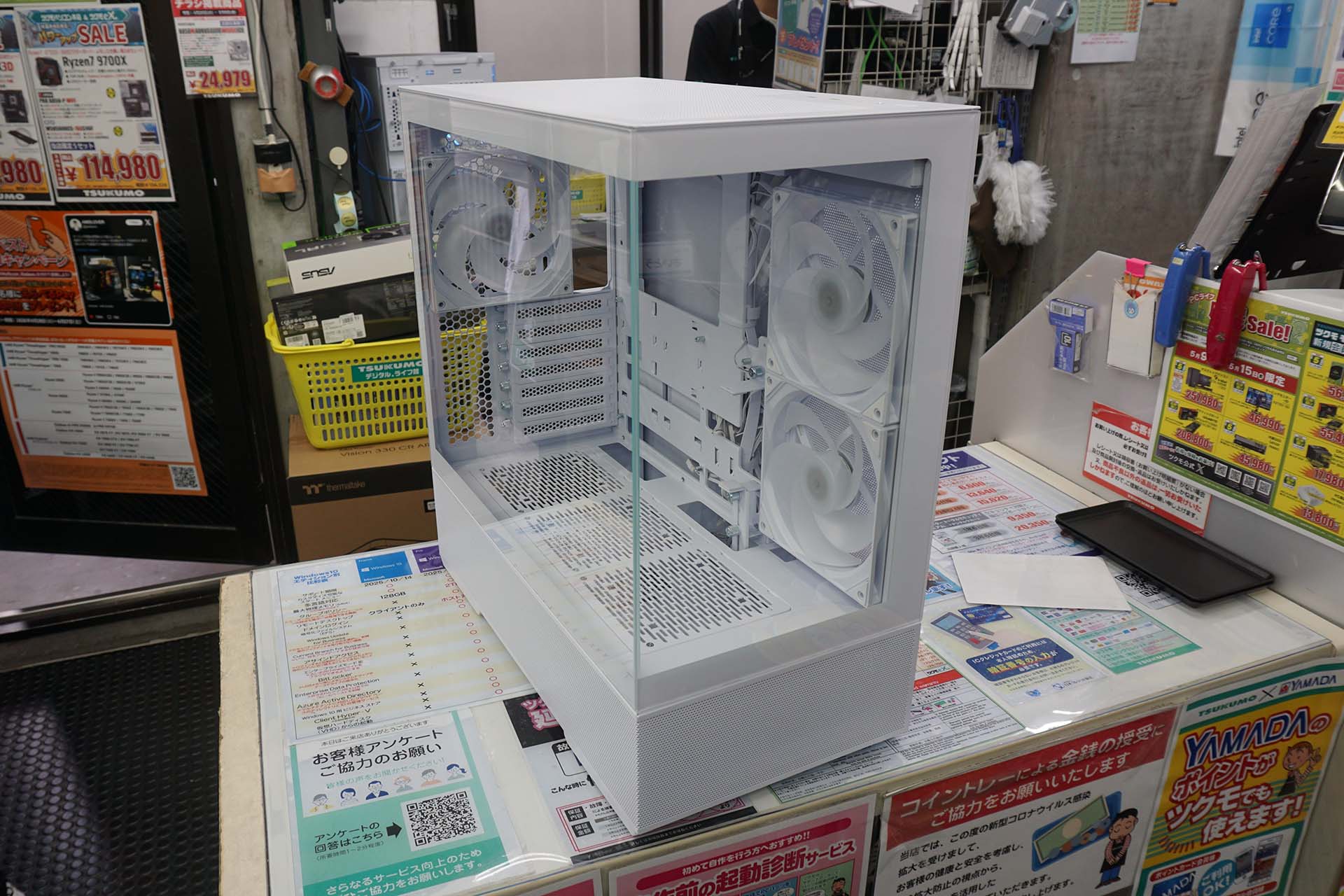 ※商品説明必読※動作確認済みPCパーツ1式（ケース以外） 詳細な説明書に店員もびっくり、センチュリーのピラーレスPCケース