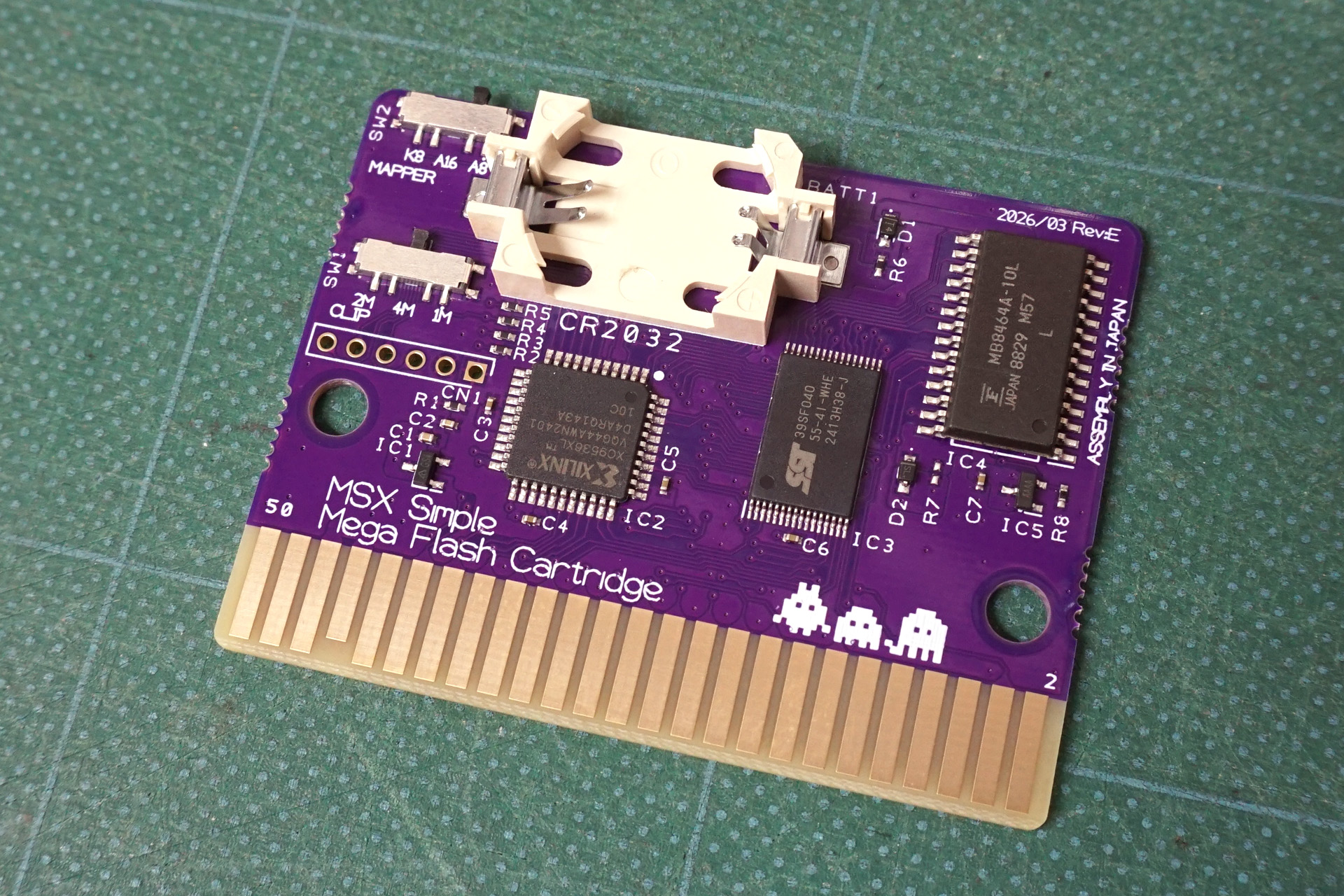 MSX用4メガビットROMカセット「Simple Mega Flash Cartridge」が店頭