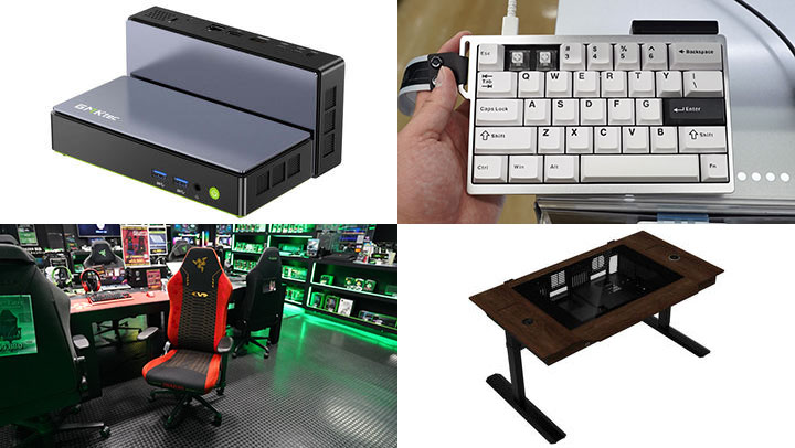 Lian Liの高級家具風デスク型PCケース、ラピッドトリガー対応の片手