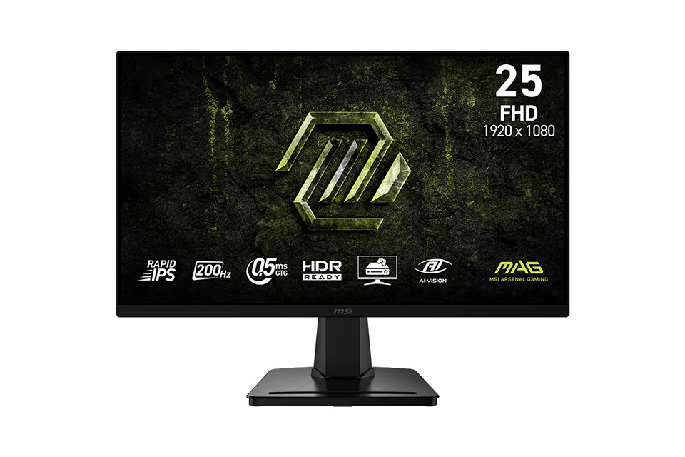 200Hz/RAPID IPSパネル採用の24.5型ゲーミングモニター「MAG 256F E20