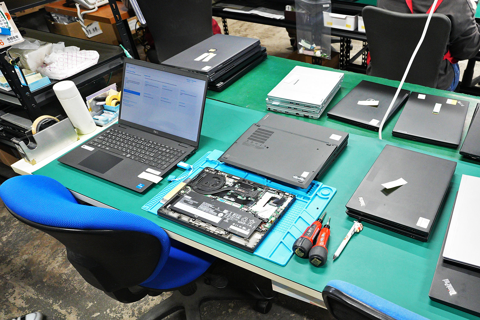 中古PCを月間4～5千台出荷、Be-Stockの中古PC工場はペーパーレス目前の