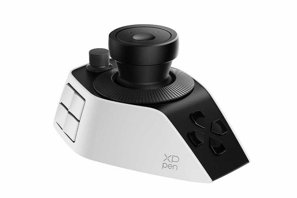 XPPen Pilot Pro 左手デバイス ダイヤル/ジョイスティック/19ボタン搭載の左手デバイス「XPPen Pilot