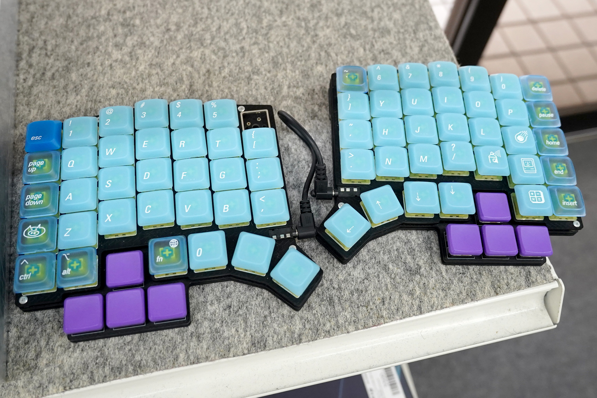 海をテーマにしたLeleLab初のロープロキーキャップセット「LowSup