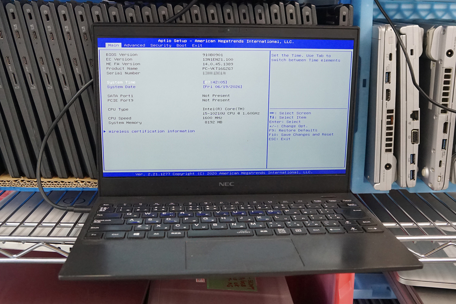 Core i5-10210U搭載のNEC製13.3型ノートPCが12,000円、ストレージなし