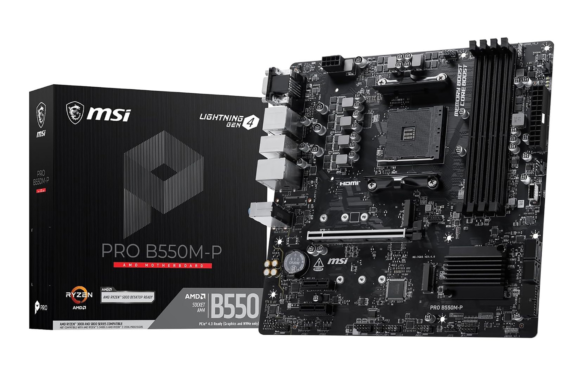 MSIのSocket AM4マザー「PRO B550M-P」が発売、Amazon専売モデル