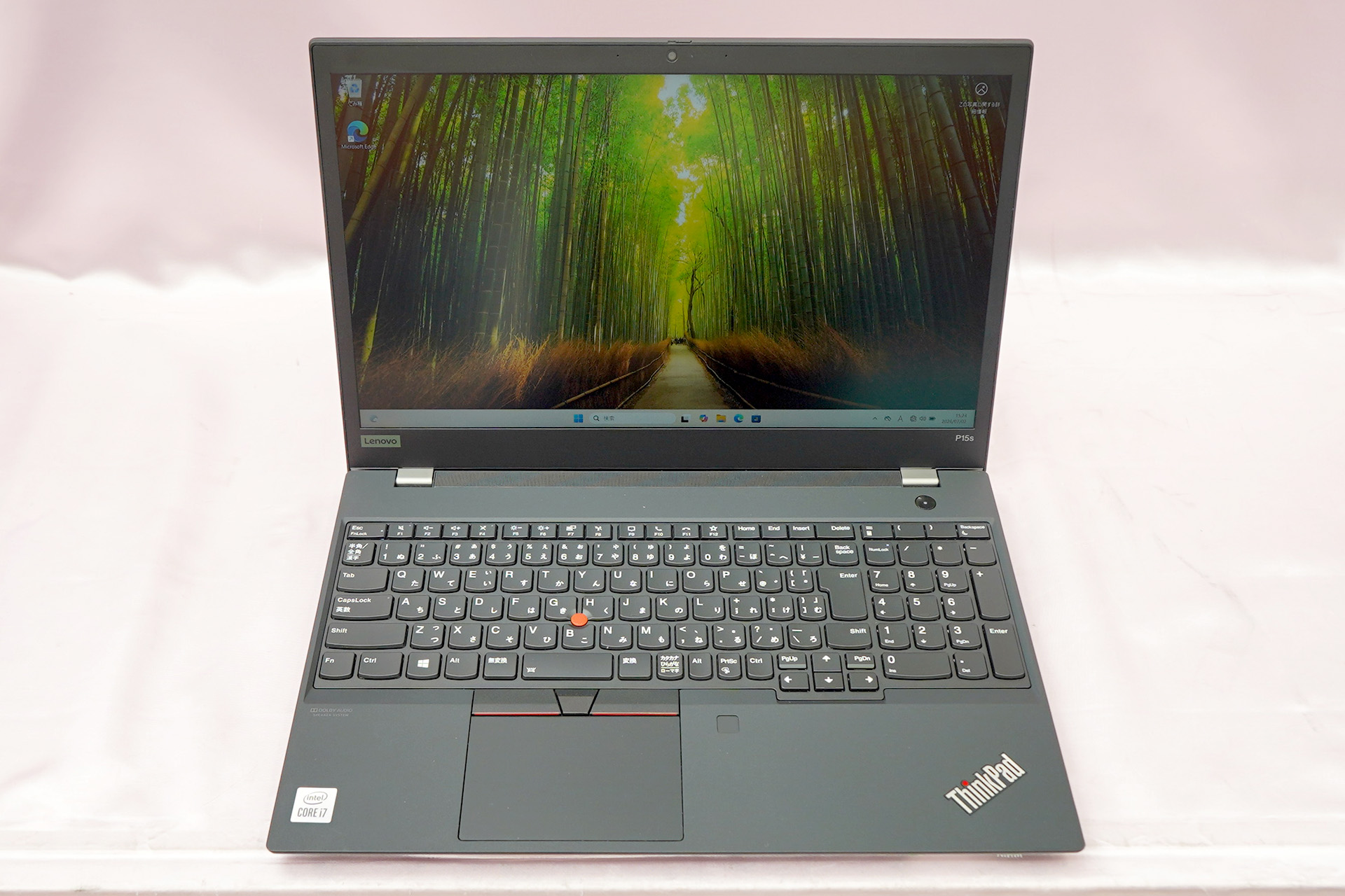 第10世代Core/16GBメモリ/Quadro P520搭載のThinkPad P15s Gen1が