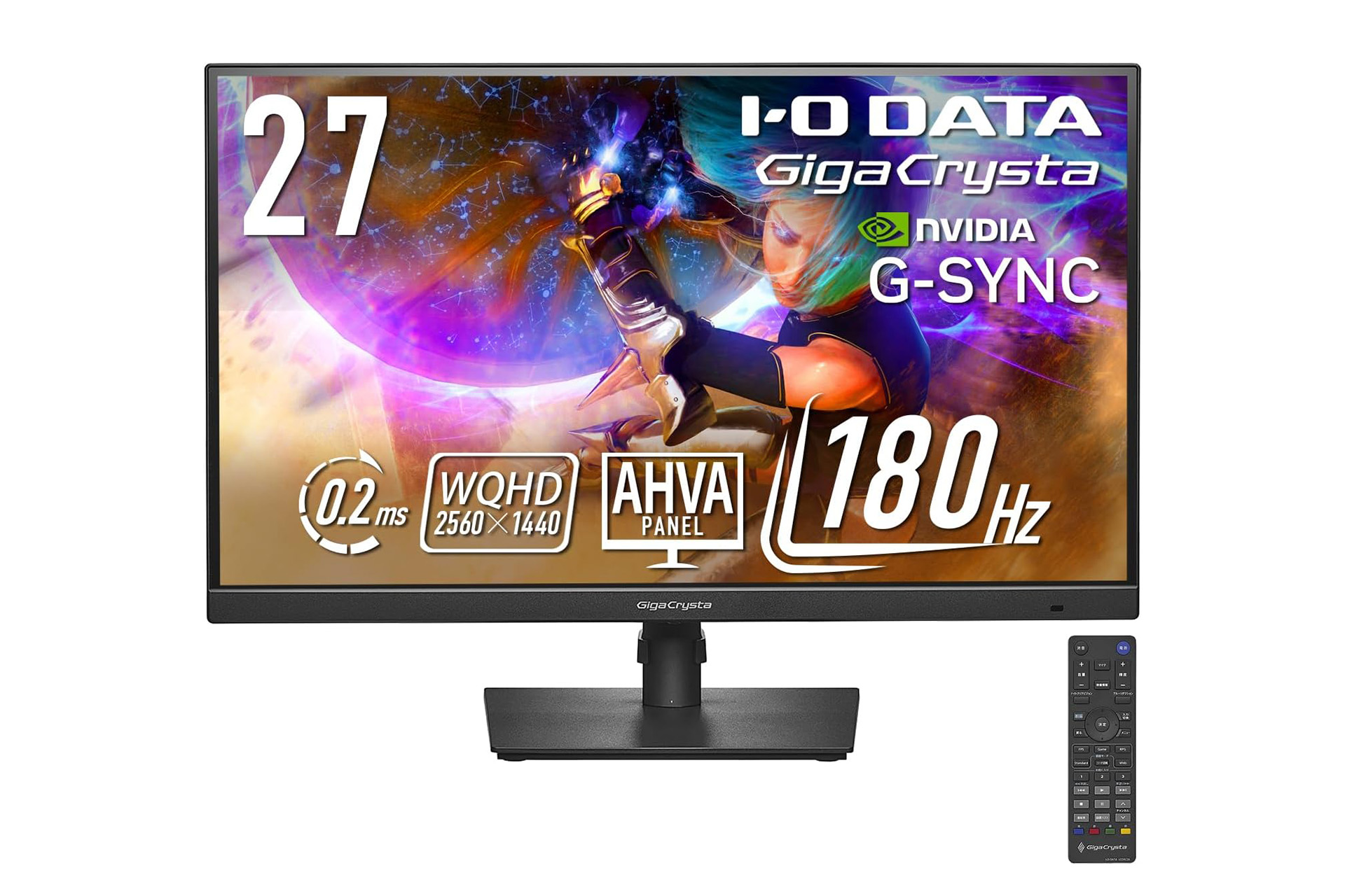 180Hz/WQHD対応の27インチモデルが24,999円など！アイオー製モニターが