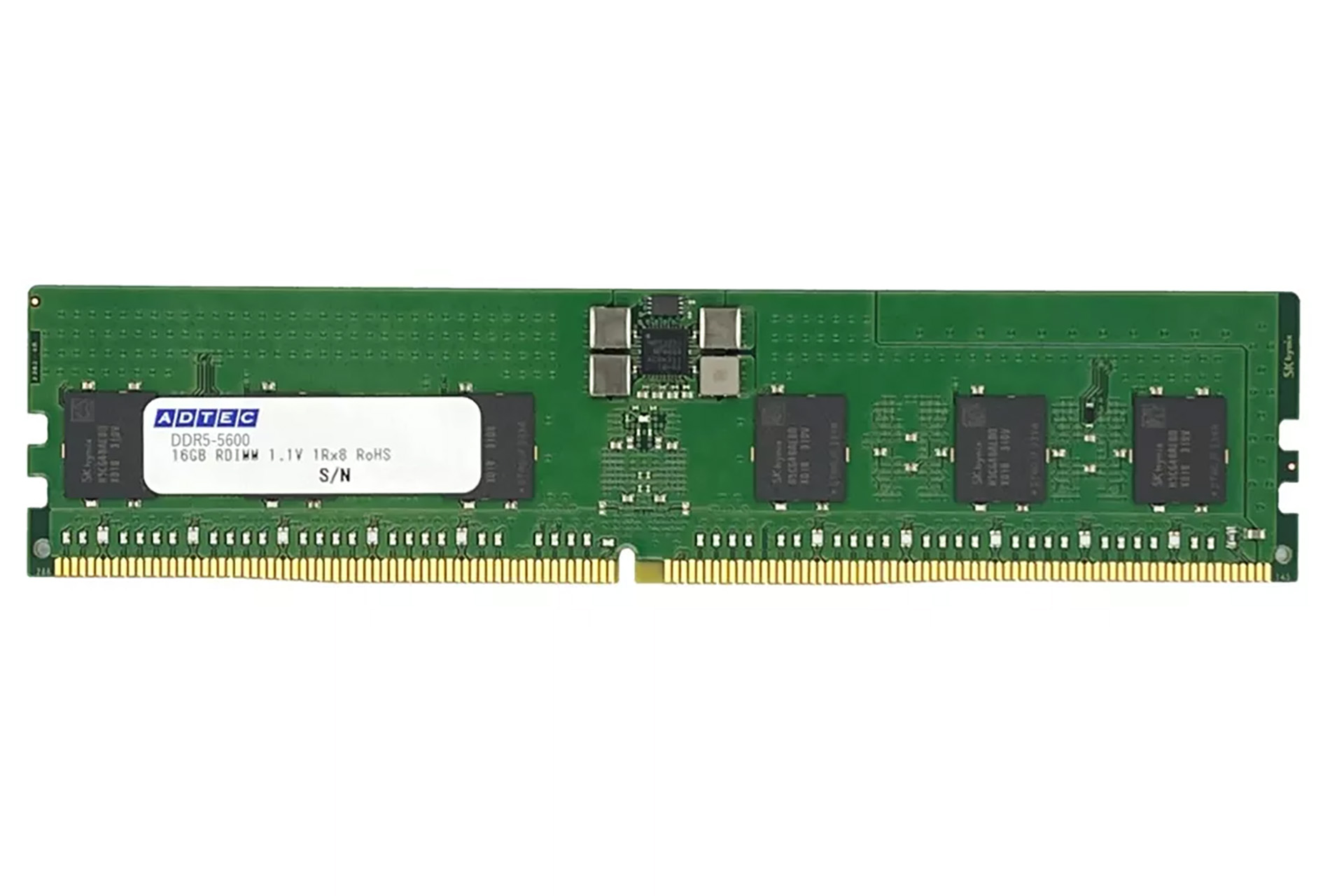 アドテック DDR5-5600 16GBx1枚 動作確認済み アドテックのECC付きDDR5-5600 RDIMM、16GBで19.5万円 - AKIBA PC Hotline!