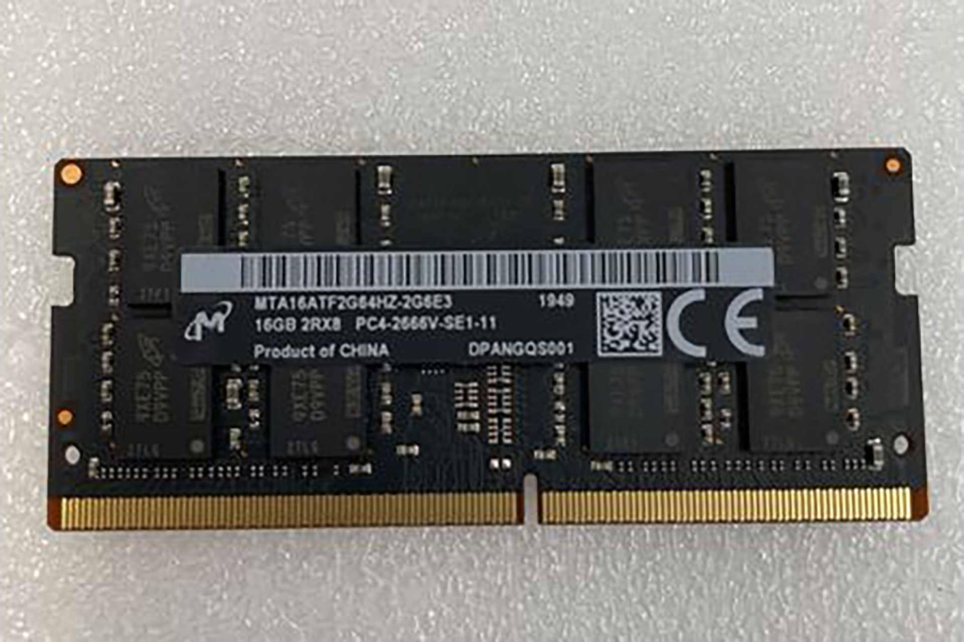 16GB PC4-2666 メモリー 中古品 MicronのDDR4-2666 16GB SO-DIMMが8,580円、パソコン工房で中古品が