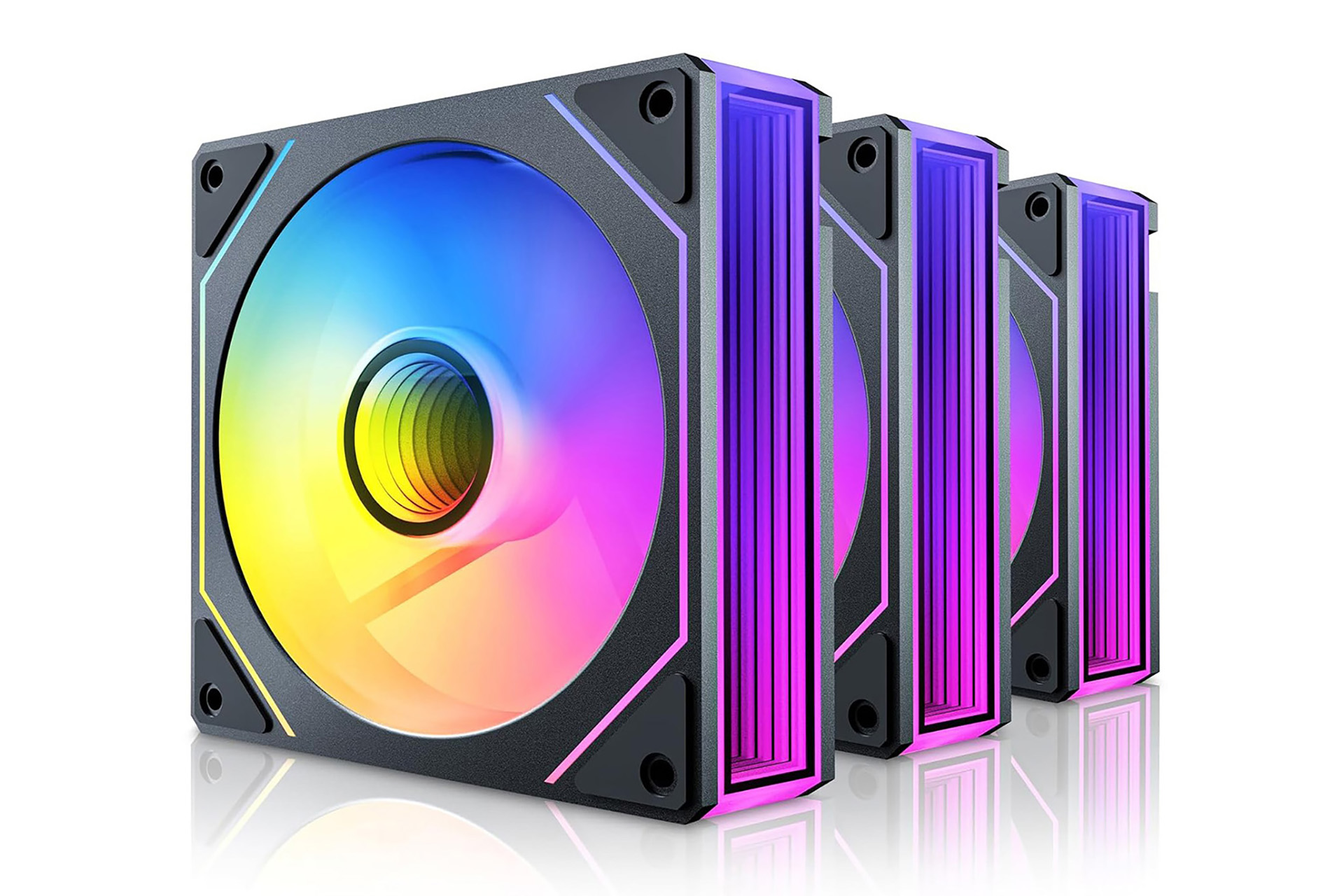インフィニティミラー搭載の120mmファン「OKINOS Infinity ARGB Fans