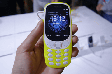 懐かしの携帯電話「Nokia 3310」の復刻版が店頭販売中、3G通信対応