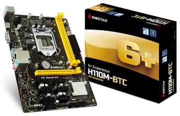 BIOSTARの“変態”マザー「H110M-BTC」が発売、microATXなのにPCIeを6基